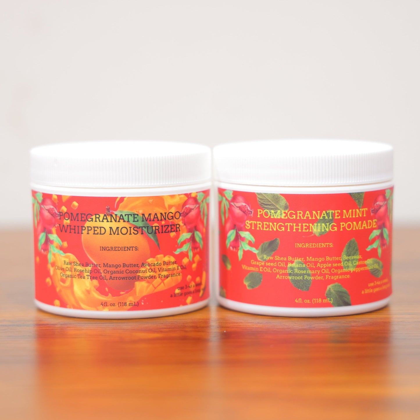 Pomegranate Pomade/Moisturizer Set