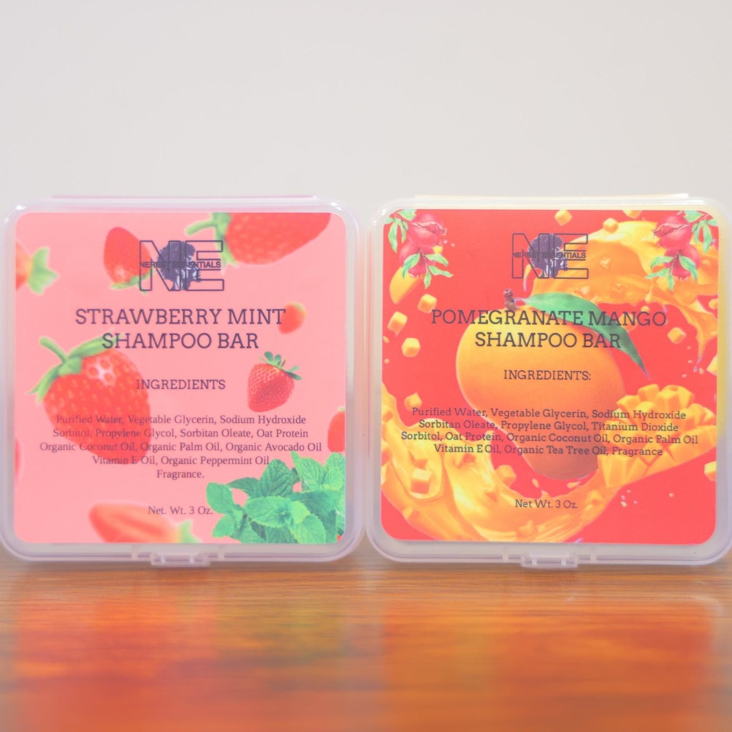 Strawberry Mint / Pom-Mango Duo