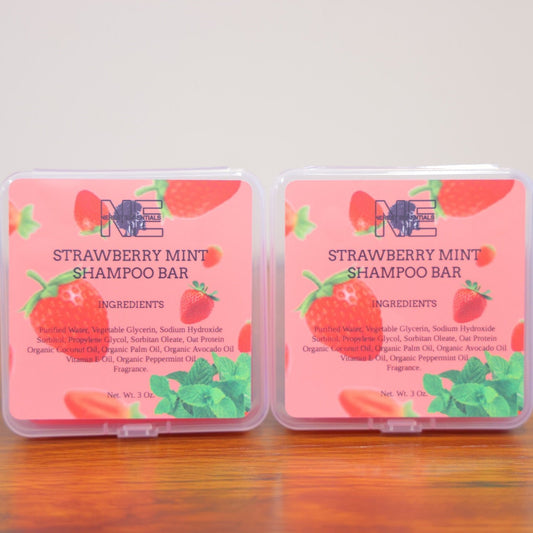 2x Strawberry Mint Shampoo Bars